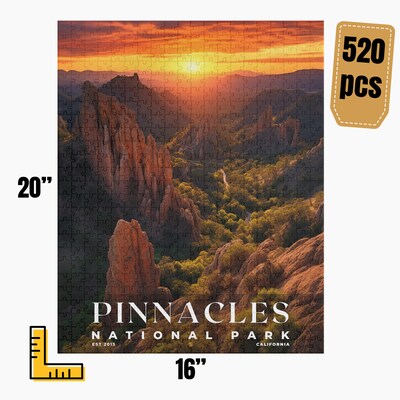 Pinnacles National Park Jigsaw Puzzle, Family Game, Holiday Gift | S10 - image4
